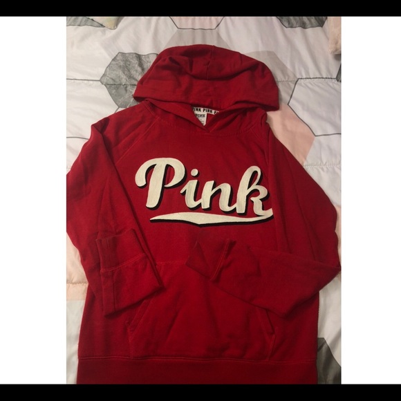 PINK sweater with hoodie - Picture 2 of 4